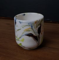 Image 4 of 6 oz. (175 ml) Marbled Porcelain Cup 04202502