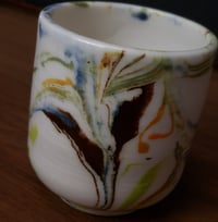 Image 6 of 6 oz. (175 ml) Marbled Porcelain Cup 04202502
