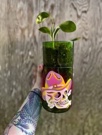 Image 2 of Pink Lemonade Skull Upcycled Planter 