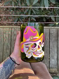 Image 3 of Pink Lemonade Skull Upcycled Planter 