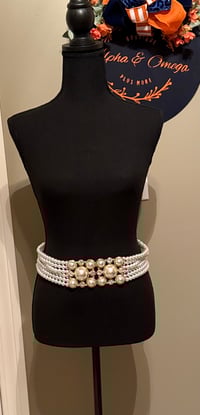 Image 2 of Large Flower Elastic Belt 