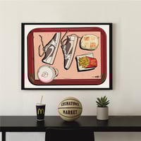 Image 2 of Sneaker Poster Jordan 1 Low x Travis Scott “Reverse Mocha”