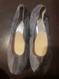Mk flat shoes gray & black 