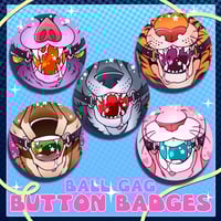 Image 1 of Furry: Ball Gag Buttons