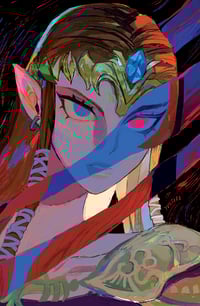 Zelda/Midna Print
