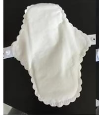 Image 3 of 1Pcs Thin Reusable Cotton Pads Menstrual Cloth Sanitary Soft Pads Washable Waterproof Panty Liner