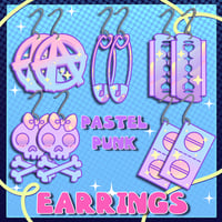 Image 1 of Pastel Punk Earrings