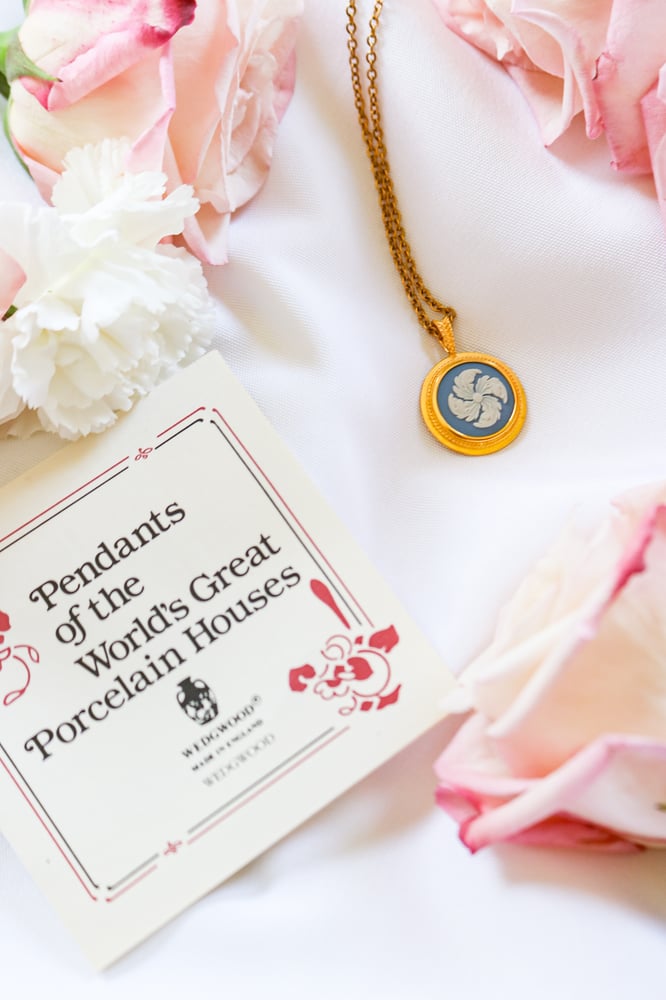 Image of Vintage Wedgwood Pendant From England with Certificate of Authenticity 