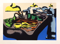 Image 1 of Kitchen Study Screenprint 