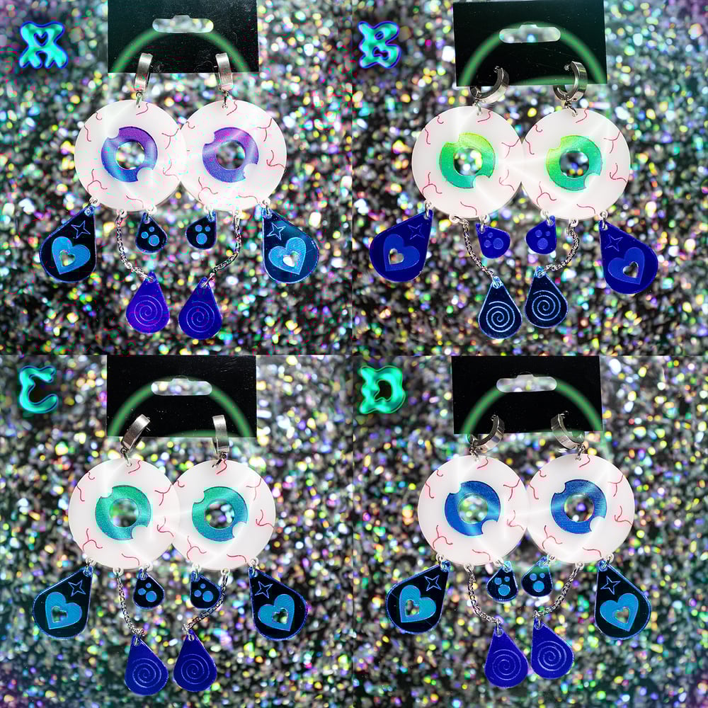 Image of Crying Eye Earrings