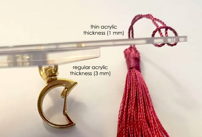 Superbat Foil Acrylic Bookmark