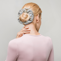 Image 1 of Daisy Bud Opening Hair Scrunchie