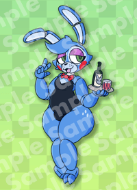 Image 2 of Toy Bonnie (FNAF) Double Sided Acrylic Standee