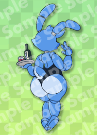 Image 3 of Toy Bonnie (FNAF) Double Sided Acrylic Standee