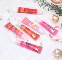 Image 2 of 6Pcs/set,Moisturizing clear Lip Gloss Pineapple,strawberry,grapes Plumping Lip oils gift set.