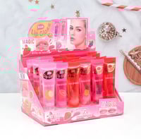 Image 3 of 6Pcs/set,Moisturizing clear Lip Gloss Pineapple,strawberry,grapes Plumping Lip oils gift set.