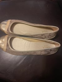 Image 2 of Coach flat shoes.