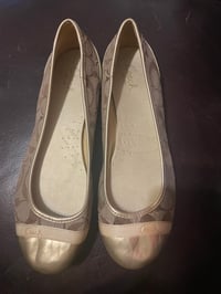 Image 3 of Coach flat shoes.