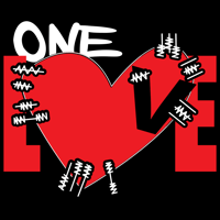 Image 2 of ONE LOVE BIG LOGO TEE