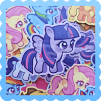 twilight sparkle ❄️ waterproof vinyl sticker