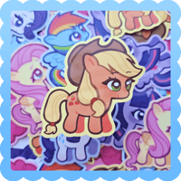 apple jack ❄️ waterproof vinyl sticker