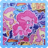 pinkie pie ❄️ waterproof vinyl sticker
