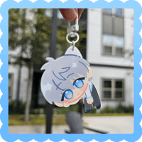 Image 1 of xavier ❄️ acrylic hanging charm