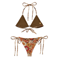 Image 4 of Itsy Bitsy bikini inPsychedelic Meadow Red