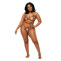Image 4 of Itsy Bitsy bikini in Still Sunny Brown