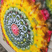 Image 3 of Rastafari Ice Dyed Tie Dye (54x54) Tapestry