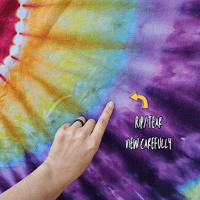 Image 5 of Pawprint Tie Dye Ice Dyed (36x54) Wall Decor Tapestry