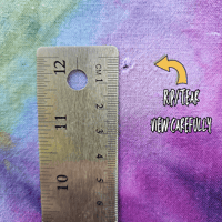 Image 6 of Pawprint Tie Dye Ice Dyed (36x54) Wall Decor Tapestry