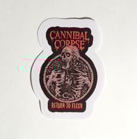 Image 1 of Cannibal Corpse Return to Flesh Matte Vinyl Sticker