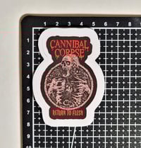 Image 2 of Cannibal Corpse Return to Flesh Matte Vinyl Sticker