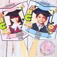 Image 1 of Preschool *TK*Kinder Graduation Fans *Laminated and Sturdy*