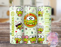Image 1 of Green Frog  20oz Tumbler Or Sports Bottle *Option to Personalize*