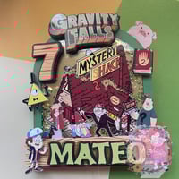 Image 1 of Gravity Fall Fandom Cake topper *Custom Cake Topper * Gravity Falls Party theme