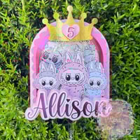 Image 1 of Monsters Inspired Custom Cake Topper YOU CHOOSE  the monsters