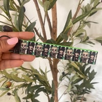 Image 1 of Handmade Beetlejuice Wristlet Key Fob Keychain