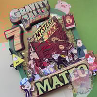 Image 2 of Gravity Fall Fandom Cake topper *Custom Cake Topper * Gravity Falls Party theme