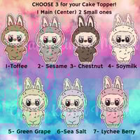 Image 2 of Monsters Inspired Custom Cake Topper YOU CHOOSE  the monsters