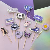 Image 2 of OR Inspired Custom Cake Toppers w/ Cupcakes options