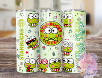 Image 2 of Green Frog  20oz Tumbler Or Sports Bottle *Option to Personalize*
