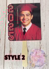 Image 3 of Graduation Fans shipped to you! *Laminated and Sturdy*