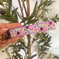 Image 3 of Handmade Cute Kawaii Wristlet Key Fob Keychain