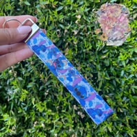 Image 1 of Handmade Cute Stitch Wristlet Key Fob Keychain