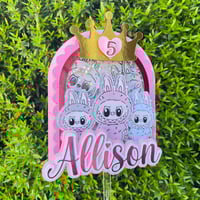 Image 3 of Monsters Inspired Custom Cake Topper YOU CHOOSE  the monsters