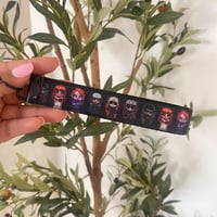 Image 2 of Handmade Spooky Horror Wristlet Key Fob Keychain