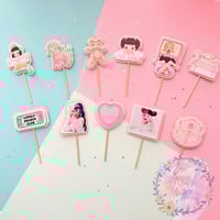 Image 1 of Custom Melanie M Inspired Cupcake Toppers *PERSONALIZED* Options 12ct or 24ct