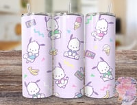 Image 4 of Kawaii Puppy *4 design options* 20oz Tumbler Or Sports Bottle *Option to Personalize*